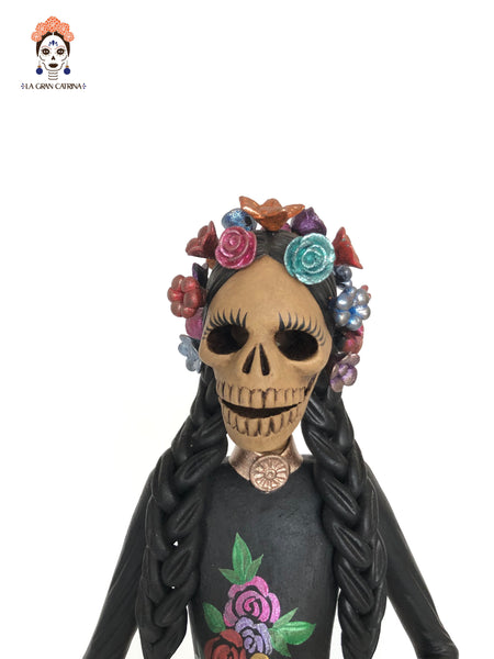 Catrina con la Cruz - 50 cm. 20 in.