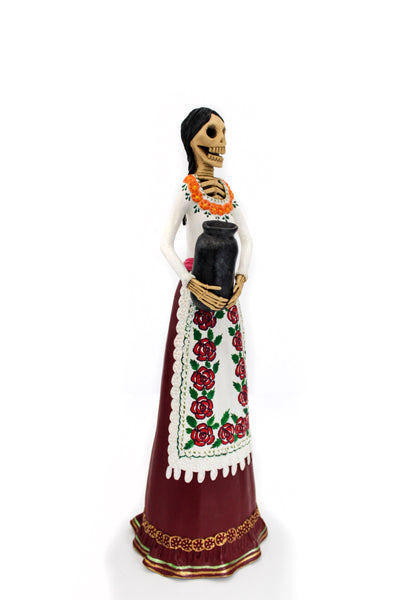 La Catrina del jarrón - 47 cm. 19 in.