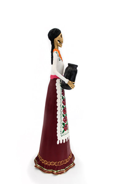 La Catrina del jarrón - 47 cm. 19 in.