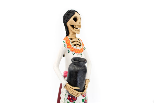 La Catrina del jarrón - 47 cm. 19 in.