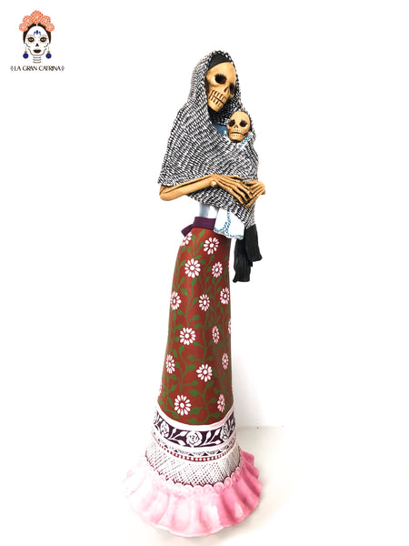 Catrina mamá con bebé - 50 cm. 20 in.