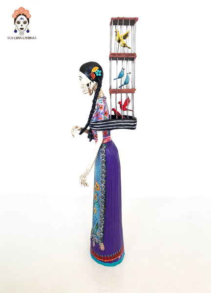 Catrina Pajarera y Catrín Gallero - 50 cm. 20 in.