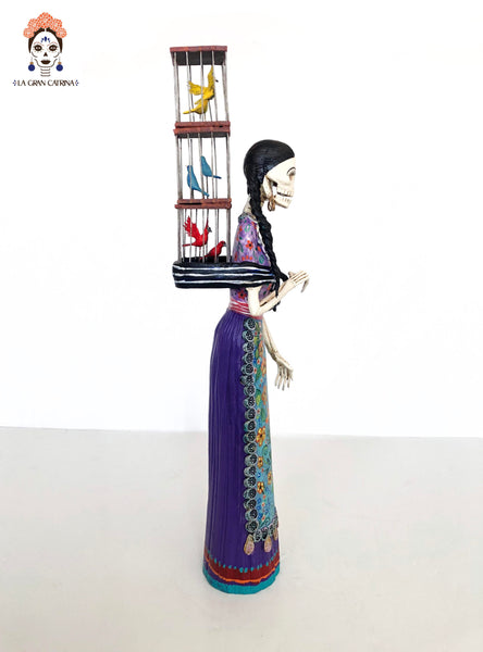 Catrina Pajarera y Catrín Gallero - 50 cm. 20 in.