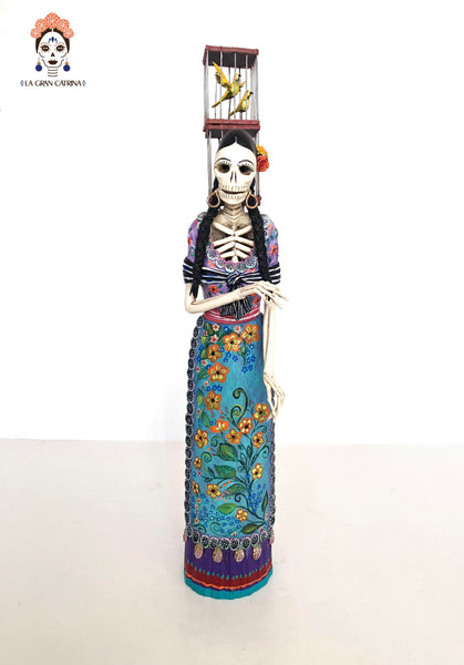 Catrina Pajarera y Catrín Gallero - 50 cm. 20 in.