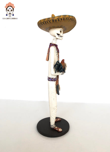 Catrina Pajarera y Catrín Gallero - 50 cm. 20 in.