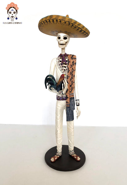 Catrina Pajarera y Catrín Gallero - 50 cm. 20 in.