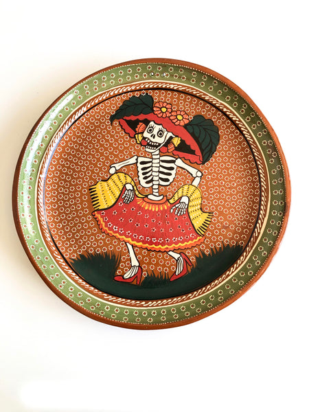 Plato de la Catrina Garbancera - 30 cm. diámetro